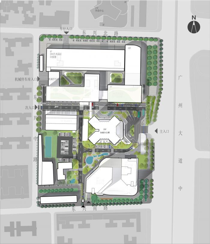 BIM建筑|南方同创汇改造项目 / 天成建筑