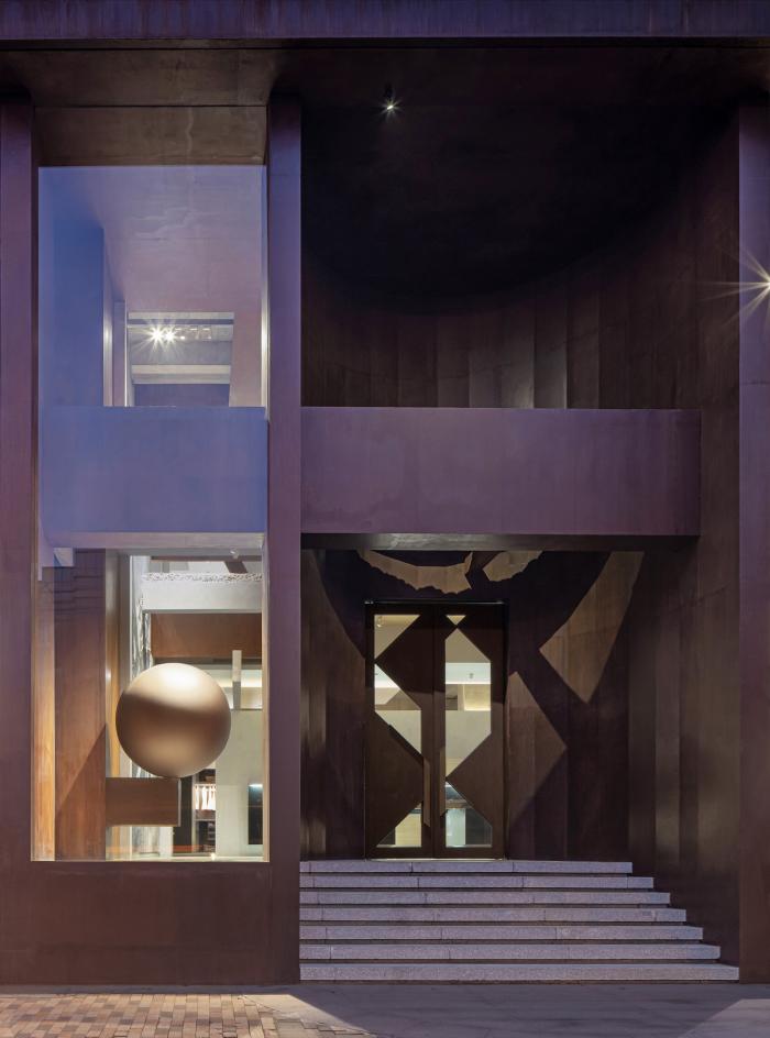 BIM建筑|粗野而柔美的结构艺术——J+生活艺术馆 / 纬图设计