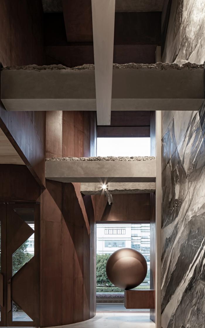 BIM建筑|粗野而柔美的结构艺术——J+生活艺术馆 / 纬图设计