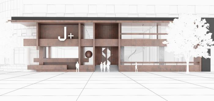 BIM建筑|粗野而柔美的结构艺术——J+生活艺术馆 / 纬图设计