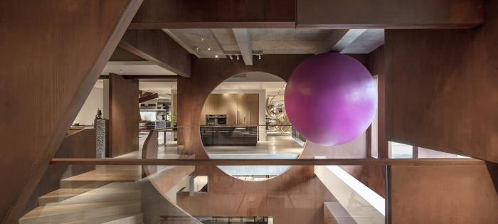 BIM建筑|粗野而柔美的结构艺术——J+生活艺术馆 / 纬图设计