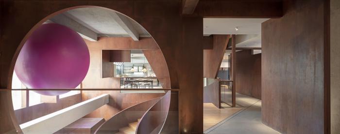 BIM建筑|粗野而柔美的结构艺术——J+生活艺术馆 / 纬图设计