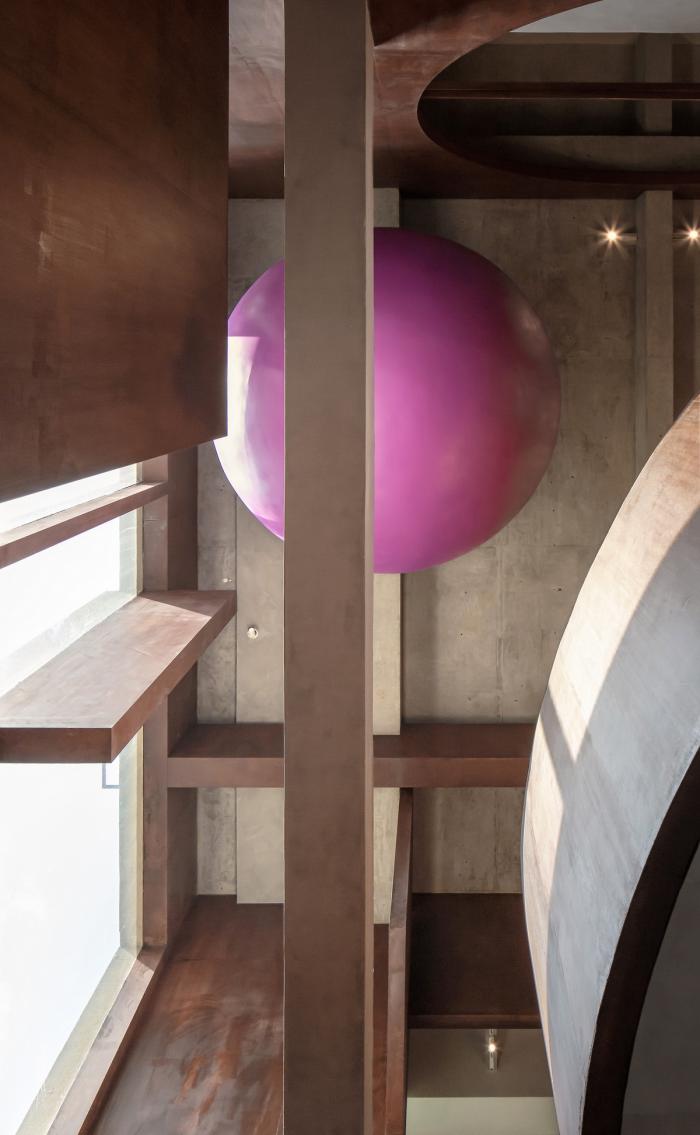 BIM建筑|粗野而柔美的结构艺术——J+生活艺术馆 / 纬图设计