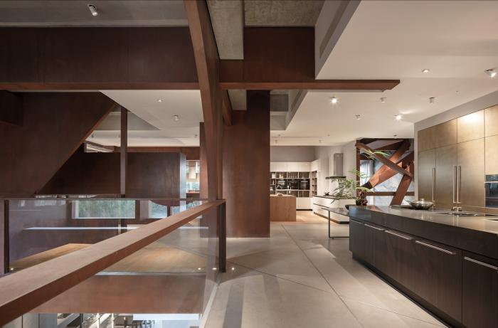 BIM建筑|粗野而柔美的结构艺术——J+生活艺术馆 / 纬图设计