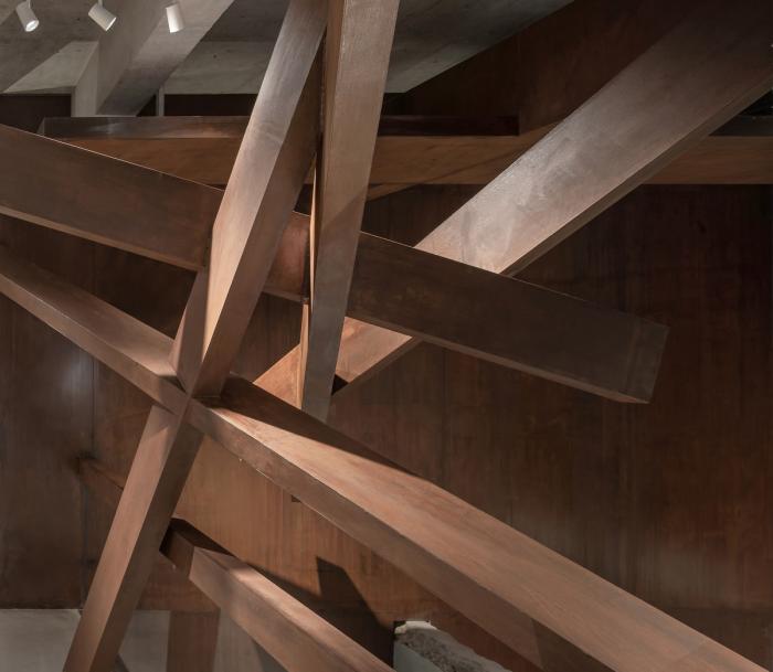 BIM建筑|粗野而柔美的结构艺术——J+生活艺术馆 / 纬图设计