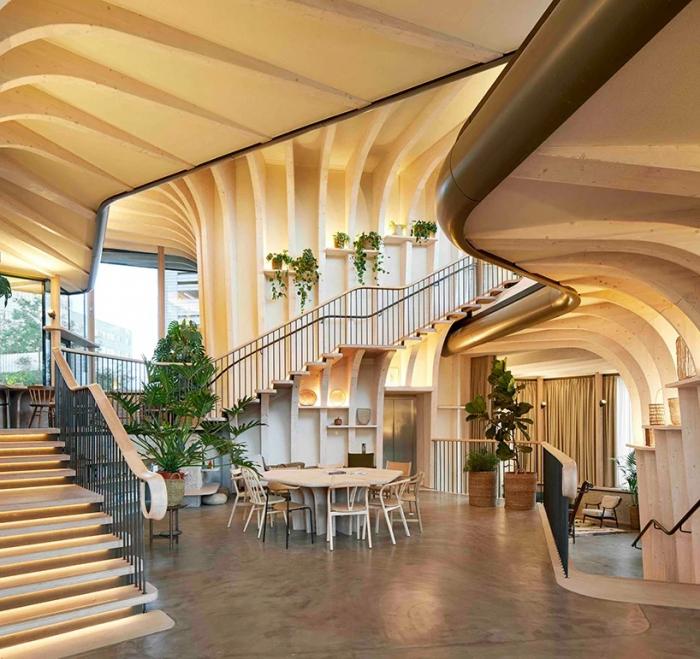 BIM建筑|赫斯维克新作：利兹市玛姬癌症关顾中心，亲生命性的“植物藤架”