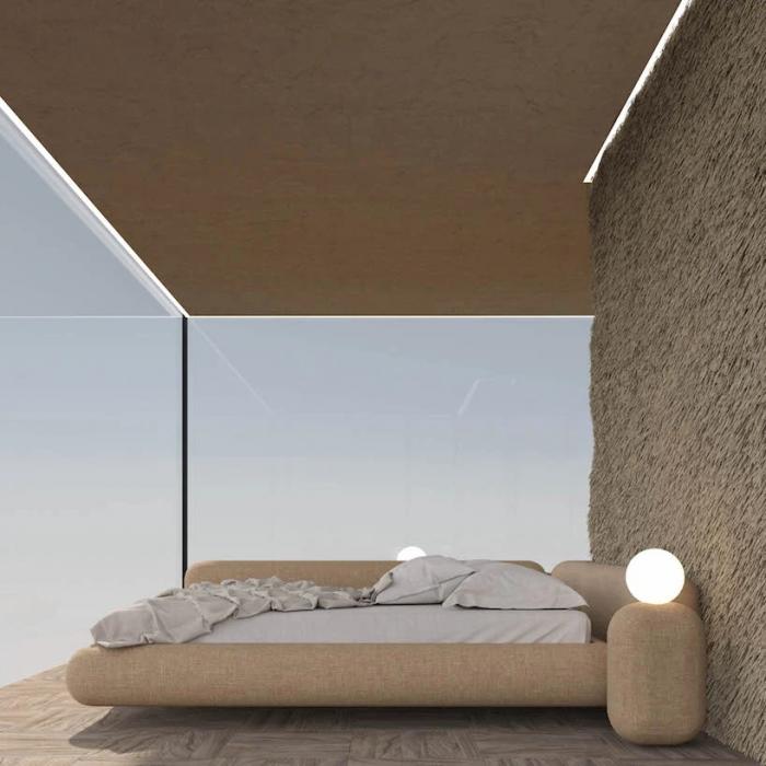 BIM建筑|矗立于悬崖绝壁上的极简玻璃小屋 / Yakusha Design