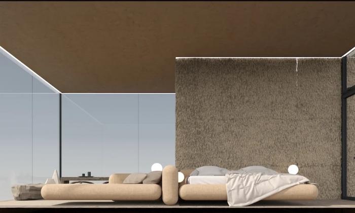 BIM建筑|矗立于悬崖绝壁上的极简玻璃小屋 / Yakusha Design