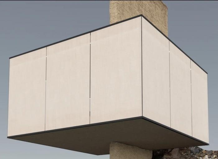 BIM建筑|矗立于悬崖绝壁上的极简玻璃小屋 / Yakusha Design