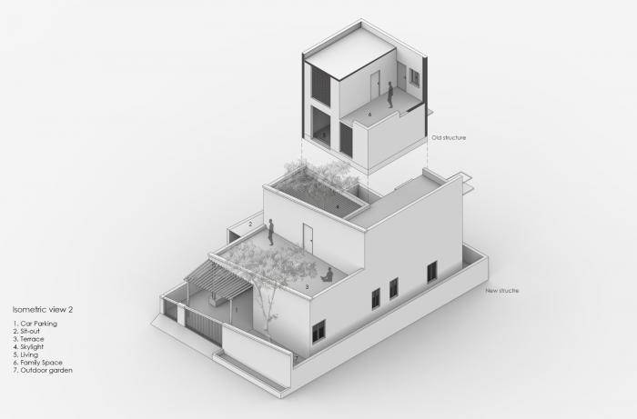 BIM建筑|庄重而透明，优雅而自然——印度红色“树屋” / PG Associates