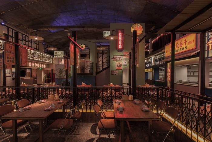 BIM建筑|时光记忆，东河车站客家小吃博物馆／卧野空间设计事务所