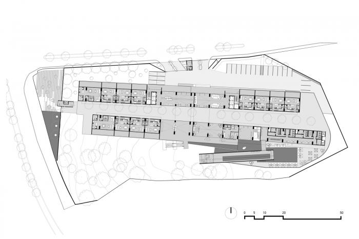 BIM建筑|64米深“峡谷”的裂变——阿曼尼公寓