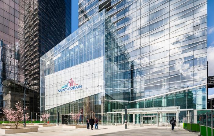 BIM建筑|一组捕捉与散射光的“水晶”组合——圣戈班总部办公楼
