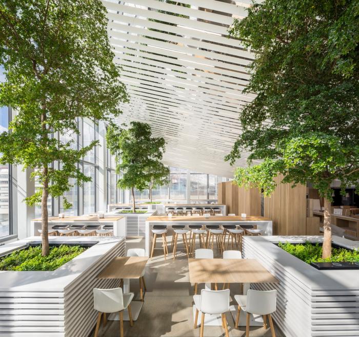 BIM建筑|一组捕捉与散射光的“水晶”组合——圣戈班总部办公楼