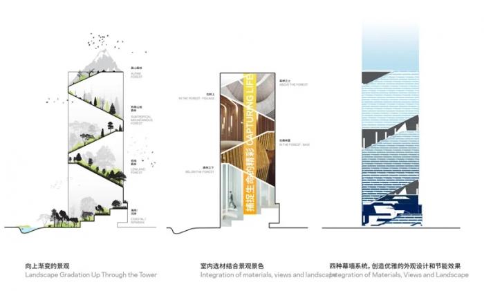 BIM建筑|vivo总部办公楼，螺旋花园露台环绕而上 / NBBJ