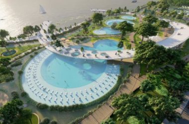 BIM建筑|河岸的“自然驿站”：蚕室区汉江市民公园天然游泳池 / 佰筑建筑+Carve-BIM建筑网