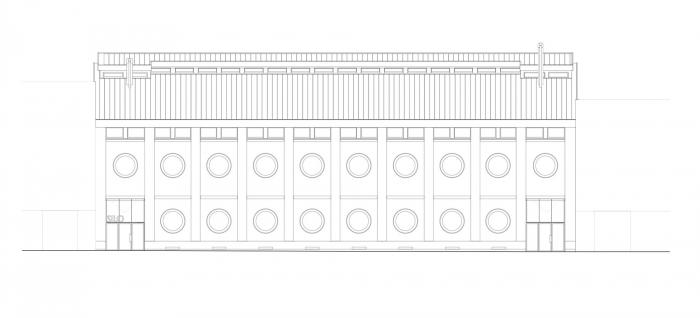 BIM建筑|墙身布满深邃的“眼睛”，废弃谷仓的改造