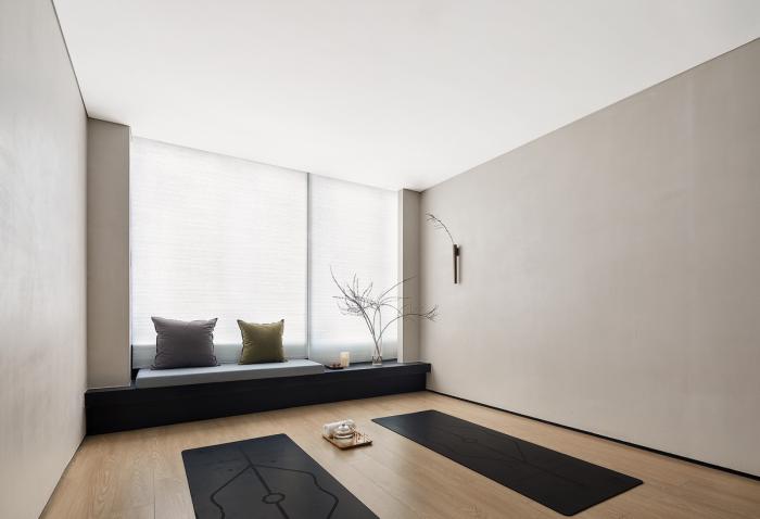 BIM建筑|一个模糊暧昧的空间容器——悠伽瑜伽空间 / 元致设计