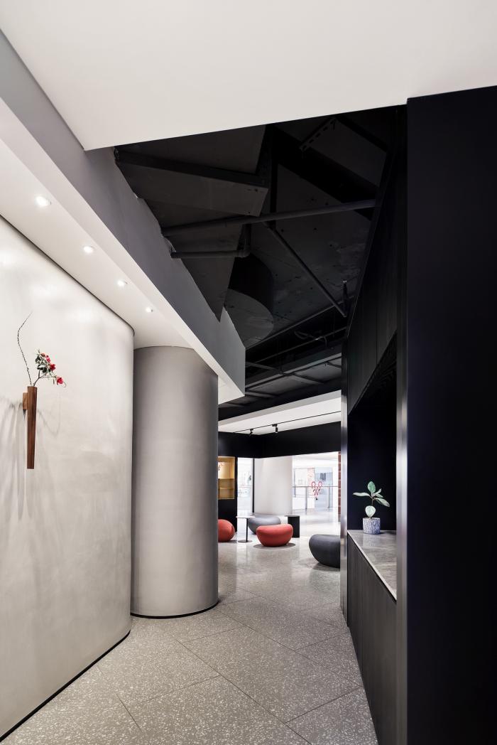 BIM建筑|一个模糊暧昧的空间容器——悠伽瑜伽空间 / 元致设计