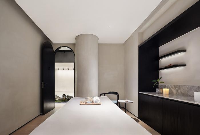 BIM建筑|一个模糊暧昧的空间容器——悠伽瑜伽空间 / 元致设计