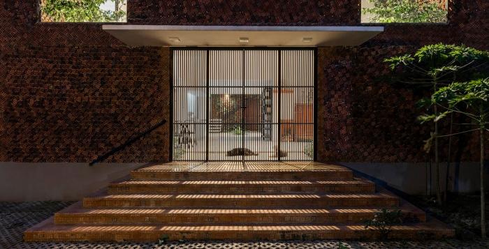 BIM建筑|清风徐来，光影婆娑：越南“自呼吸”墙宅