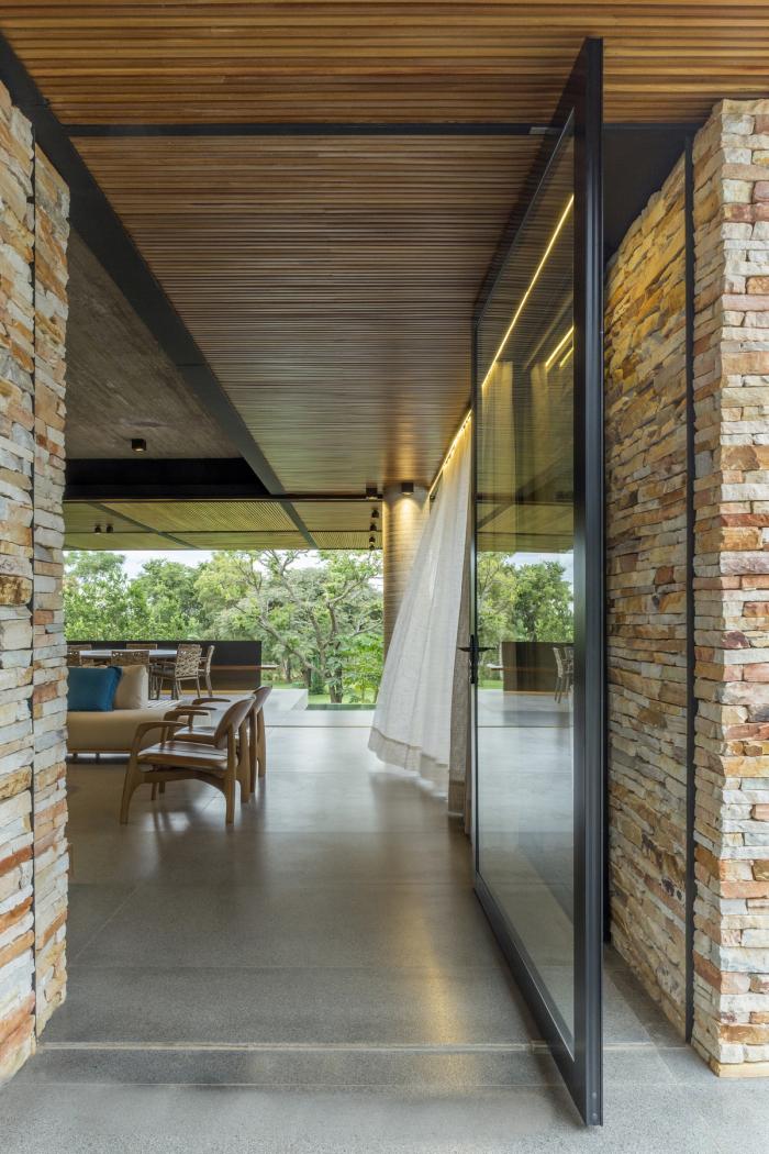 BIM建筑|依阶层创造，水平嵌套的空间：巴西“电影”住宅