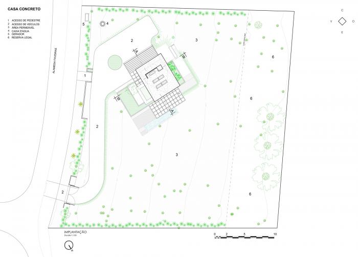 BIM建筑|依阶层创造，水平嵌套的空间：巴西“电影”住宅