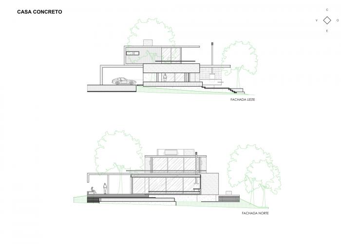 BIM建筑|依阶层创造，水平嵌套的空间：巴西“电影”住宅