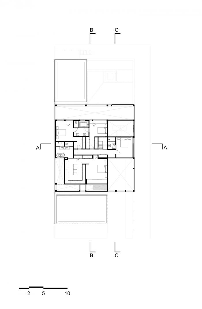 BIM建筑|自具结构形式美感的混凝土“网格”住宅