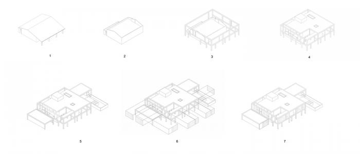 BIM建筑|自具结构形式美感的混凝土“网格”住宅