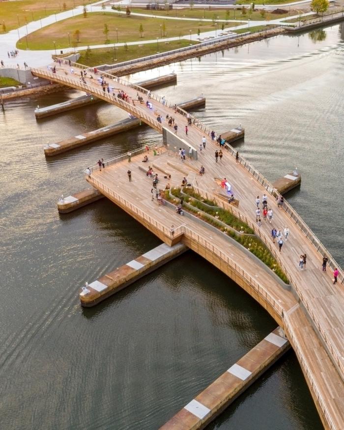 BIM建筑|城市的纽带——普罗维登斯人行桥