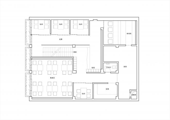 BIM建筑|松子快餐 / 堤由匡建筑设计工作室