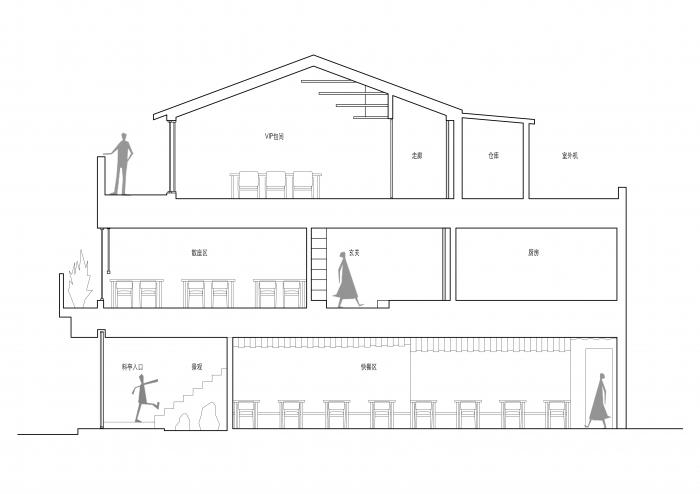 BIM建筑|松子快餐 / 堤由匡建筑设计工作室