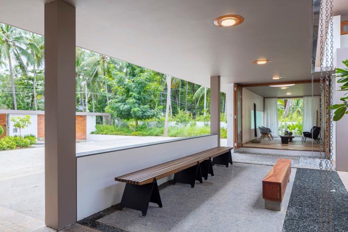 BIM建筑|几何秩序与自然景观静谧交融：格框里的度假屋