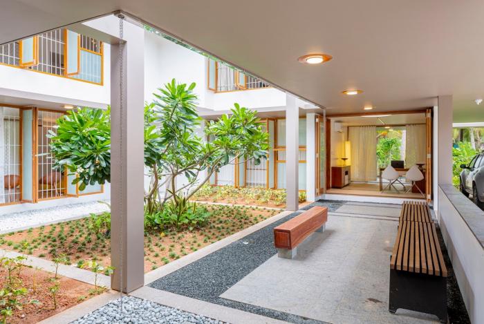 BIM建筑|几何秩序与自然景观静谧交融：格框里的度假屋