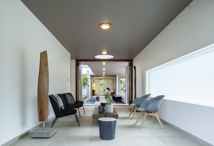 BIM建筑|几何秩序与自然景观静谧交融：格框里的度假屋