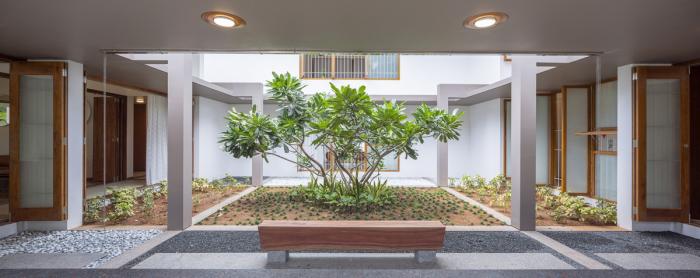 BIM建筑|几何秩序与自然景观静谧交融：格框里的度假屋