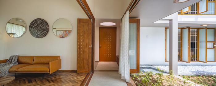 BIM建筑|几何秩序与自然景观静谧交融：格框里的度假屋