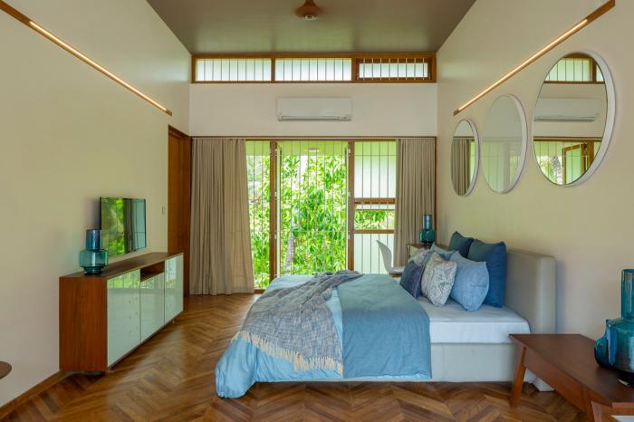 BIM建筑|几何秩序与自然景观静谧交融：格框里的度假屋