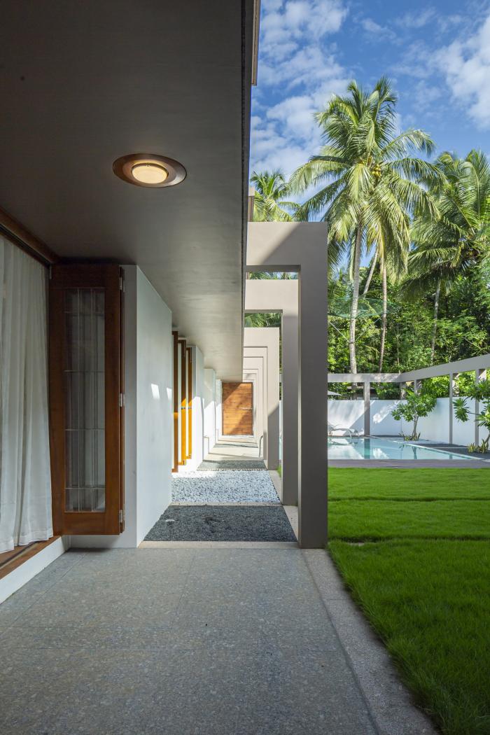 BIM建筑|几何秩序与自然景观静谧交融：格框里的度假屋