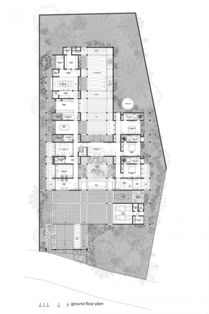 BIM建筑|几何秩序与自然景观静谧交融：格框里的度假屋