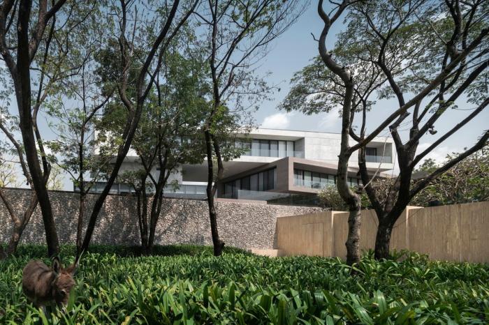 BIM建筑|如风车般堆叠扭转——雨林边缘的住宅