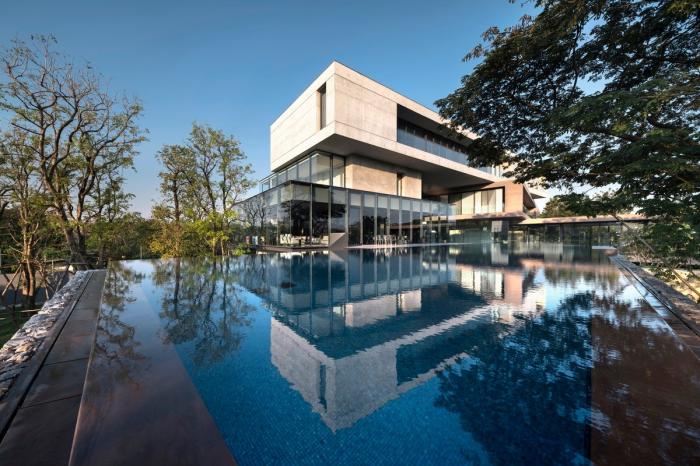 BIM建筑|如风车般堆叠扭转——雨林边缘的住宅