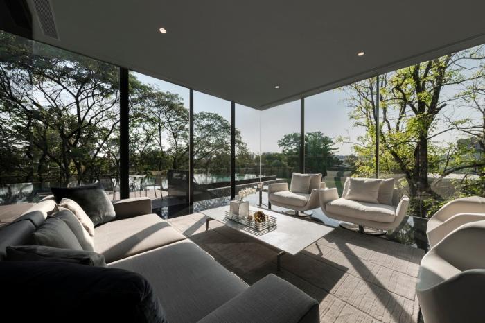 BIM建筑|如风车般堆叠扭转——雨林边缘的住宅