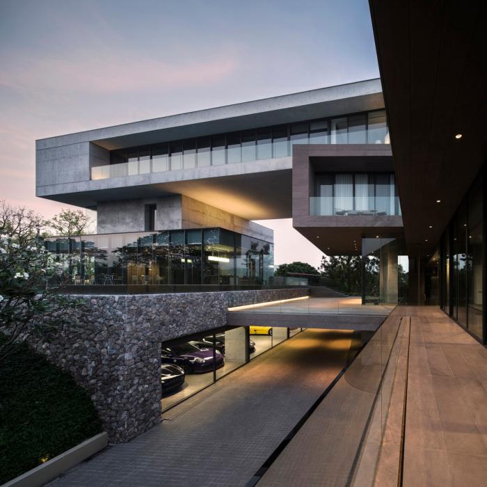 BIM建筑|如风车般堆叠扭转——雨林边缘的住宅