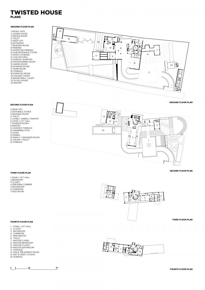 BIM建筑|如风车般堆叠扭转——雨林边缘的住宅