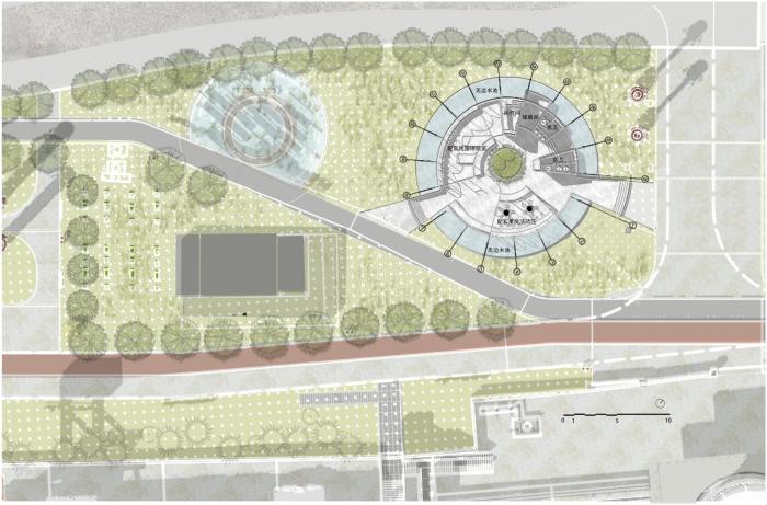BIM建筑|形聚而神散，净水池咖啡厅 / 同济原作设计工作室