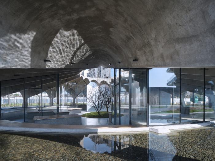 BIM建筑|形聚而神散，净水池咖啡厅 / 同济原作设计工作室