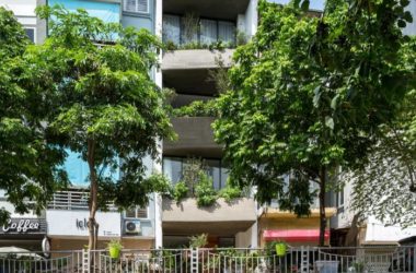 BIM建筑|错动“跳舞”的空中花园：越南联排住宅-BIM建筑网