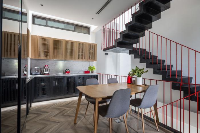 BIM建筑|错动“跳舞”的空中花园：越南联排住宅